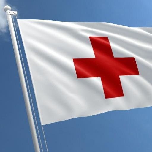 Bandera de la Cruz Roja. 
