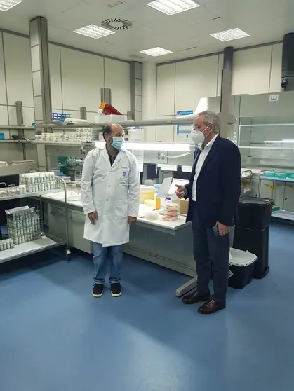 El director general de Ganadería, Agricultura e Industrias Agroalimentarias visitó hoy las instalaciones de este centro dependiente de la Consellería de Medio Rural.