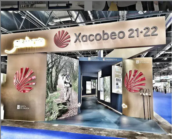 Estand de Galicia en Fitur 2021. ARCHIVO.