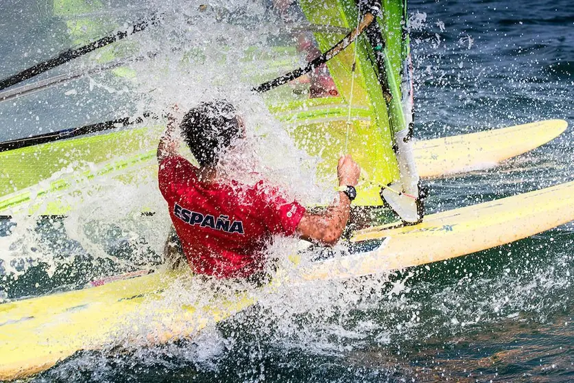 Ángel Granda.- ESP Sailing Team RS:X.I ©SAILINGSHOTS BY MARÍA MUÍÑA PHOTOGRAPHY.