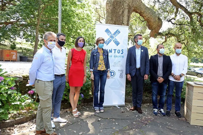 Cinco empresas forman parte de este proyecto, Pazo de Rubianes, Os Peperetes, Airas Moniz, Discarlux Galicia y Pazo de La Cuesta.