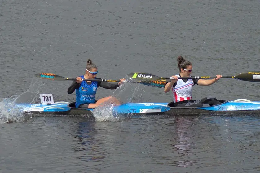 La marca es la medallista lucense Tania Fernández. FEGAPI