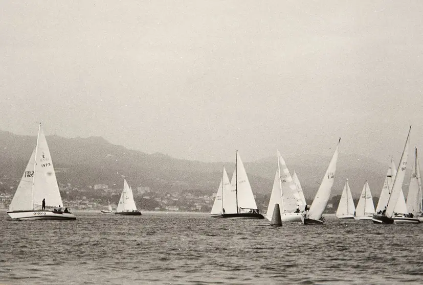El VII Trofeo Conde de Gondomar se celebró en 1982 con victoria del Vento de Manuel Fernández . ARCHIVO MRCYB.