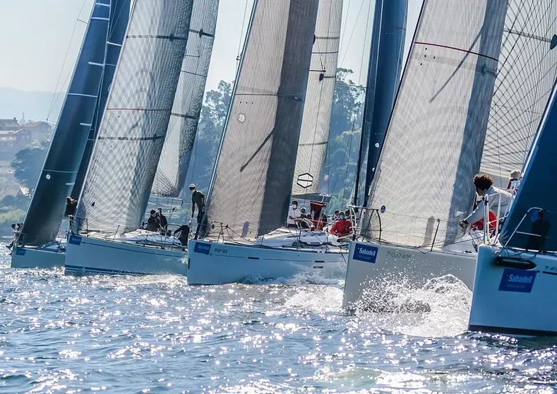 La prueba del Carrumeiro Chico es una de las más emocionantes del panorama náutico español. JOSÉ RAMÓN LOURO. 