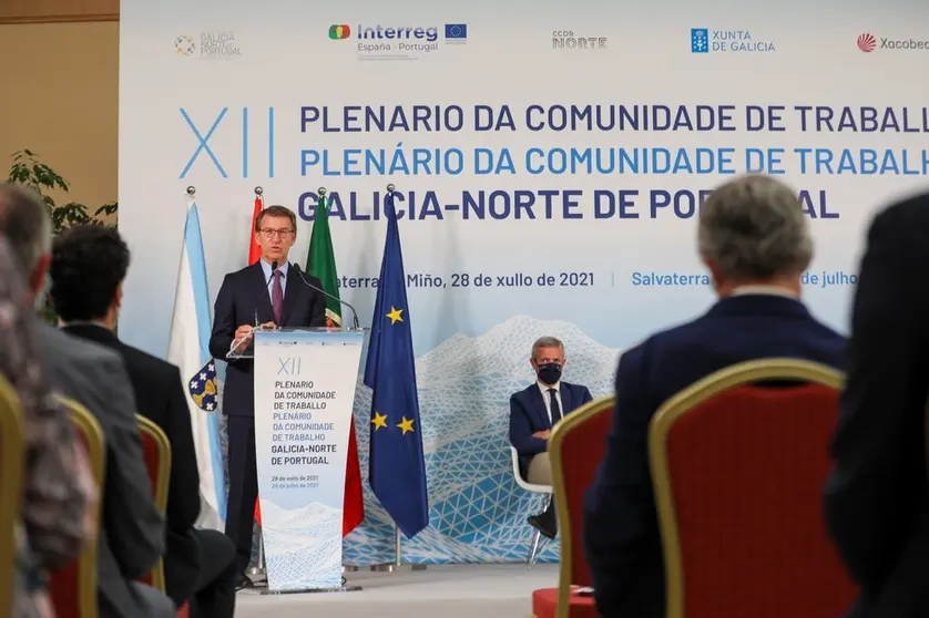 O titular da Xunta traspasa a presidencia da Comunidade de Traballo de Galicia e o Norte de Portugal tras un balance frut&iacute;fero e mirando cara &aacute; unha Eurorrexi&oacute;n m&aacute;is global, m&aacute;is verde e mellor conectada.