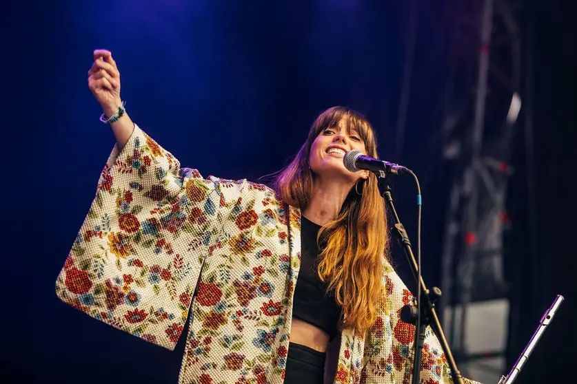 Concierto de Té Canela en el Festival SonRias Baixas en Bueu. ROCIO CIBES