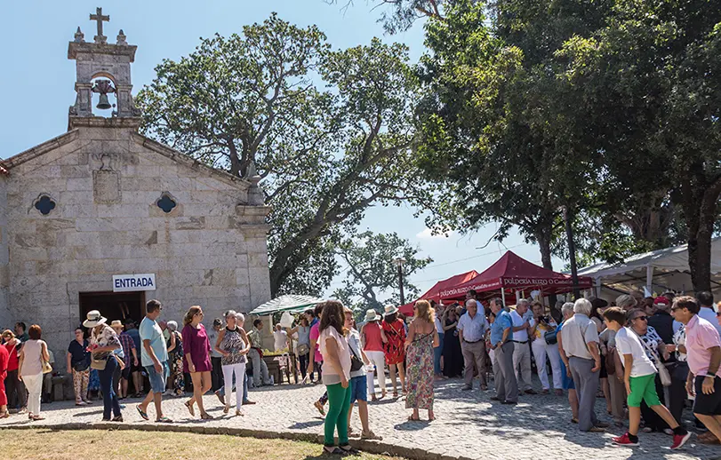 Capilla de san Roque, en el pazo del mismo nombre en Vigo. 
