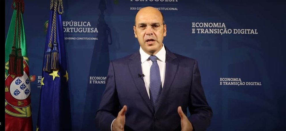 El Ministro de Estado, Economía y Transición Digital,  Pedro Siza Vieira.
