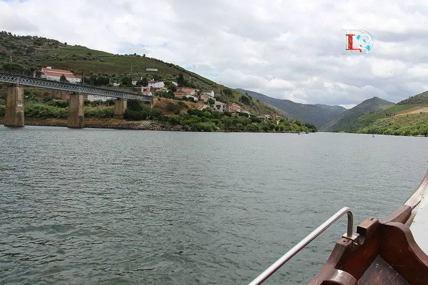 O Douro na foz do Tua. 
