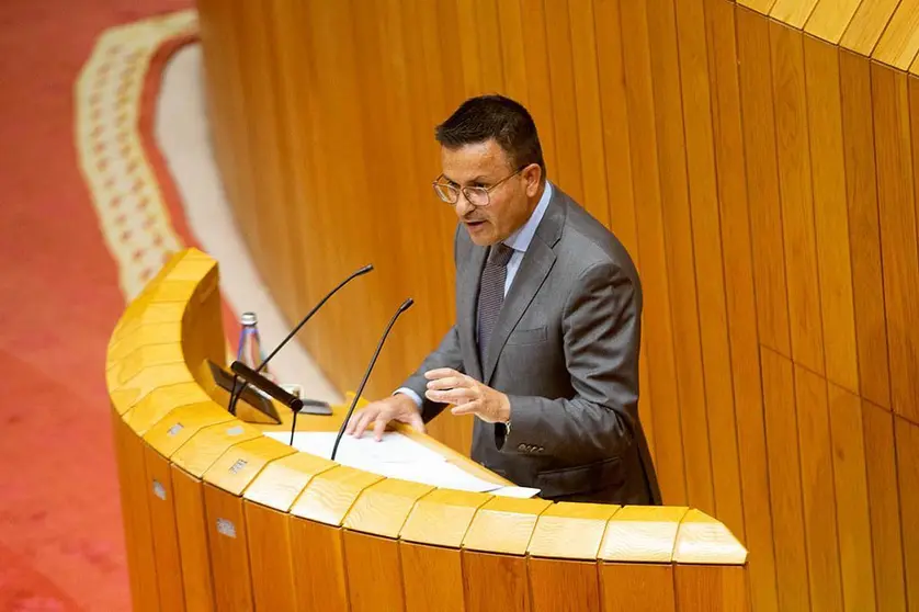 El  conselleiro de Medio Rural, José González.