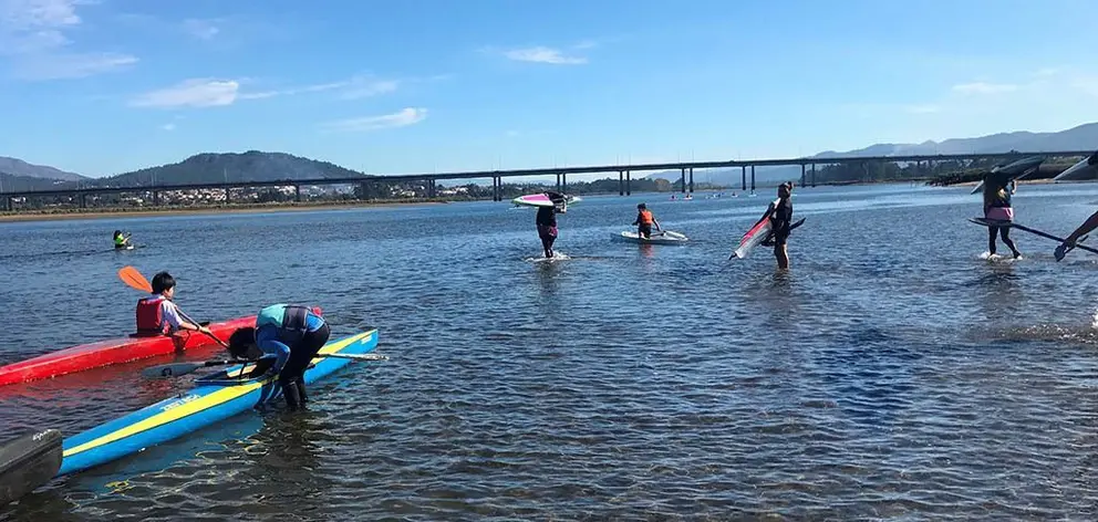 Reiniciaram também as atividades de canoagem de lazer desportiva, que se encontravam interrompidas pelo facto de tradicionalmente a DKC parar num curto espaço de tempo toda a atividade desportiva no início do outono.
