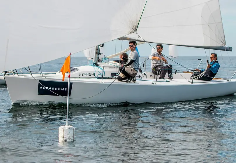 El Okofen de Javier de la Gándara cruzando la línea de llegada. ©ROSANA CALVO.