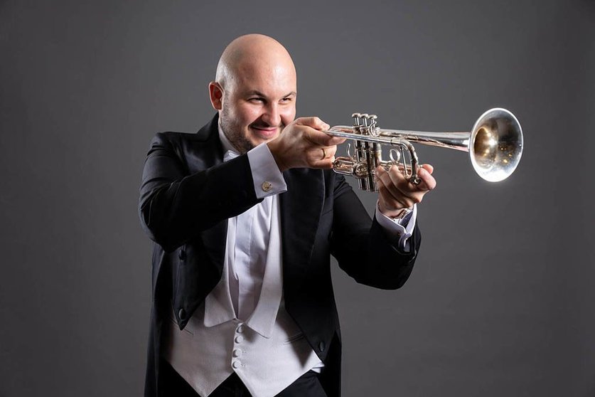 El trompetista gallego Esteban Batallán.