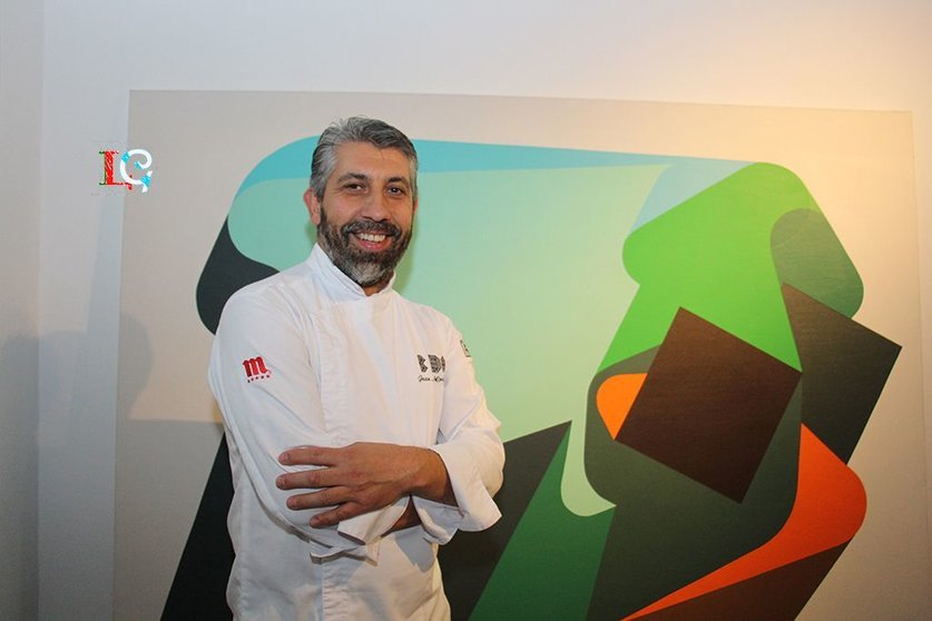 El chef y propietario de Bido, Juan Crujeiras, en su restaurante de A Coruña. 