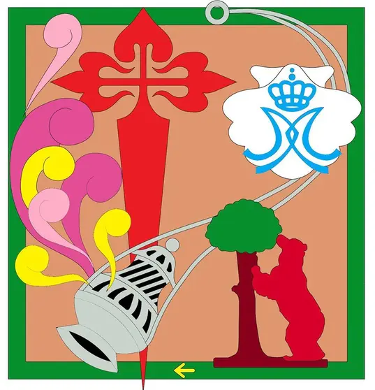 La alfombra será cuadrada sobre 50 m2 de superficie. Las flores serán principalmente; claveles, buganvillas, hortensias y el resto de elementos vegetales será llevados desde Galicia para confeccionarla.