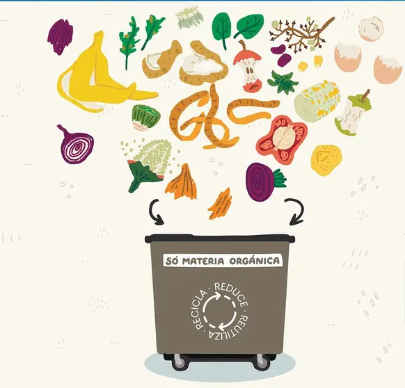 El objetivo es potenciar el uso del quinto contenedor para la recogida diferenciada de la materia orgánica, obligatoria para los ayuntamientos antes de 31 de diciembre de 2023.