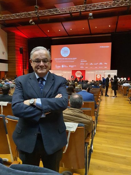 Alberto Barciela, en el Congreso Internacional de Medios Unión Europea-America Latina. ARCHIVO.