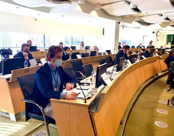 El director general de Relaciones Exteriores y con la UE, Jesús Gamallo, representó hoy a Galicia en la reunión de la comisión de Recursos Naturales (NAT) del Comité Europeo de las Regiones (CdR).