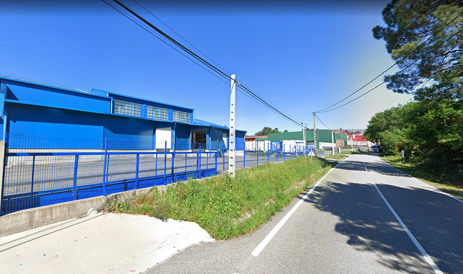 Naves no parque empresarial da Lomba