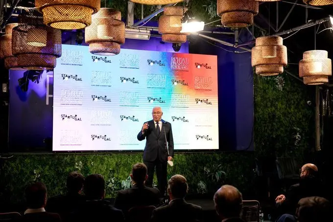 El primer ministro António Costa en la sesión titulada «Web Summit - The following day».