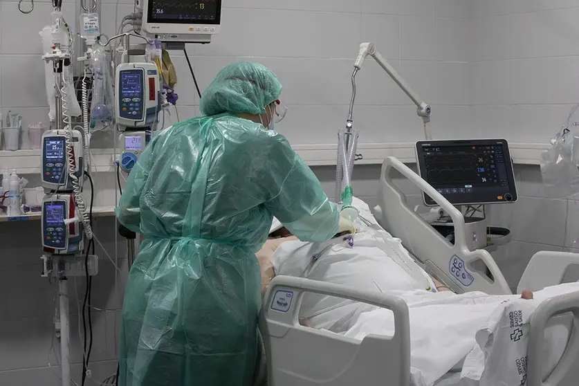 UCI del hospital universitario de A Coruña.