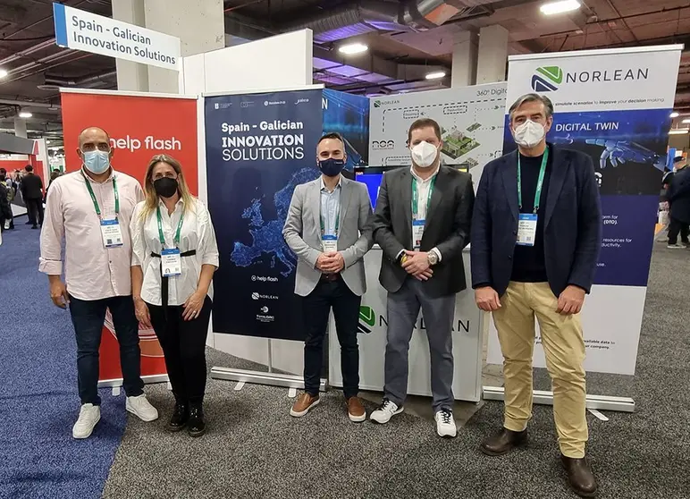 El director del Igape, Fernando Guldrís, encabeza la delegación gallega que participa estos días en el Consumer Electronic Show, la feria más importante de electrónica de consumo en el mundo.