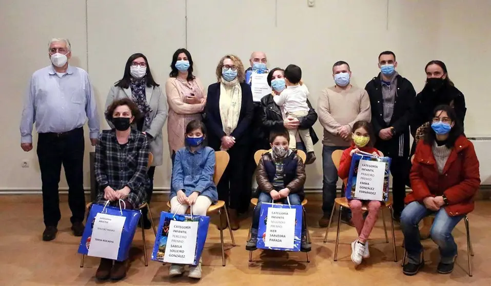 Enma González e Iván Rocha, gañadores dos premios da biblioteca ás persoas usuarias con máis préstamos.