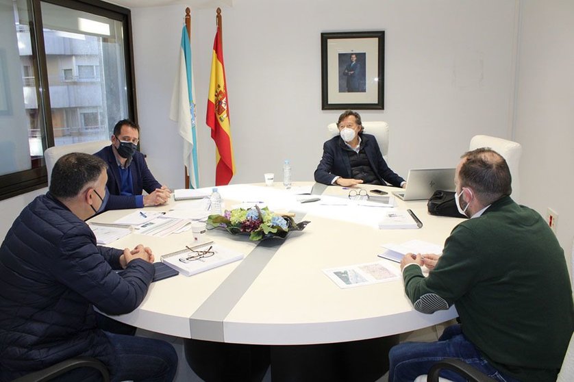 En una reunión mantenida hoy entre el secretario general para el Deporte, José Ramón Lete Lasa, y el alcalde de Ourense, Gonzalo Pérez Jácome.