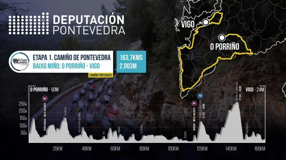 •	A proba, que se disputará do 24 ao 27 de febreiro, recupera unha volta ciclista profesional en Galicia tras dúas décadas de suspenso.