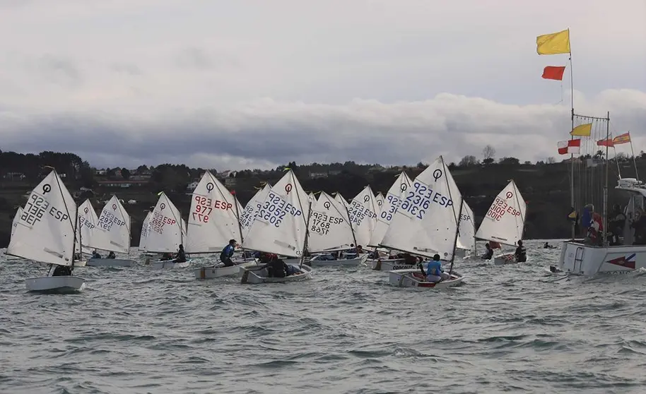 En la ría coruñesa.