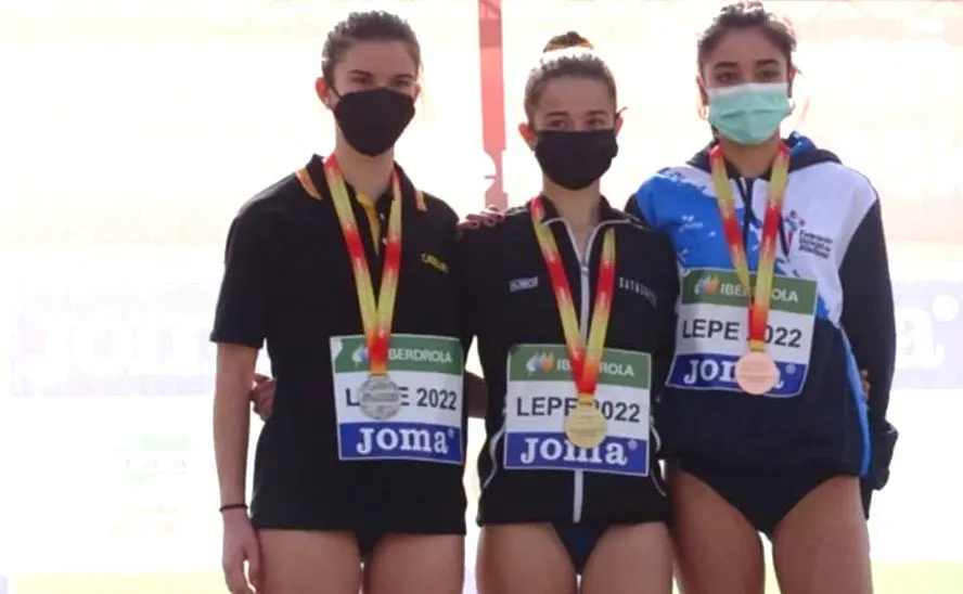  Aldara Meilán bronce en Marcha.