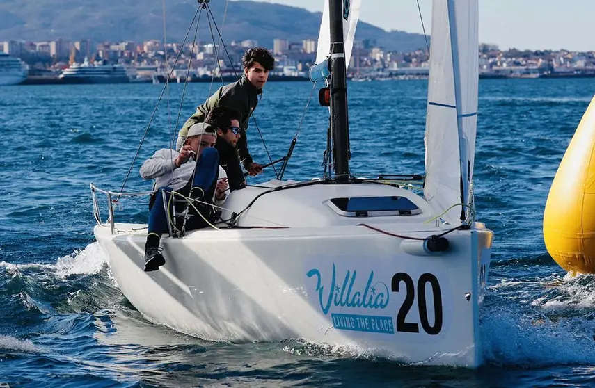  El Sailway Academy el barco de los canteranos, con Alex Pérez Canal a los mandos. MARÍA MUÍÑA.