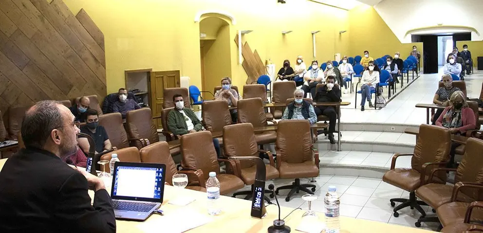 José Gabriel Vera Beorlegui, director de la Oficina de Información de la CEE, acudió a Vigo para impartir una formación sobre comunicación eclesial. ARCHIVO. 