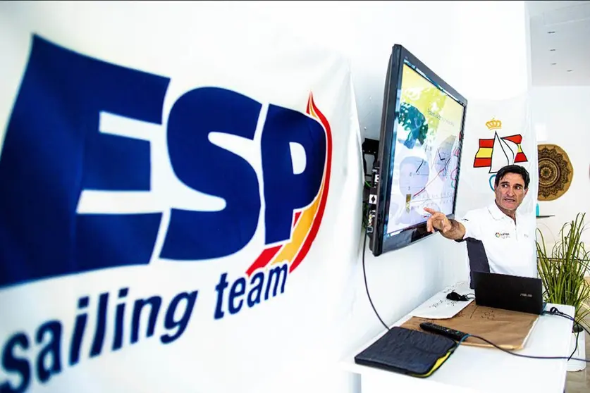 Xisco Gil durante una ponencia.  SAILING ENERGY.