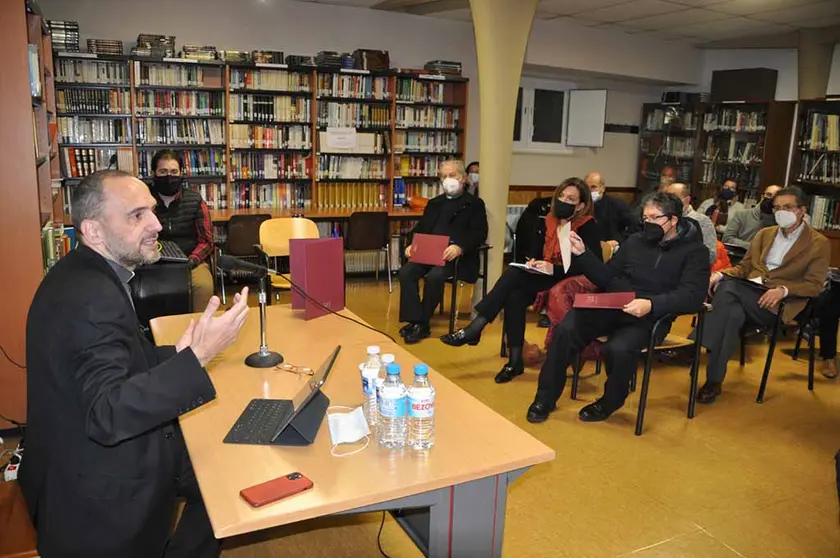 José Gabriel Vera Beorlegui en el primer encuentro de formación el pasado 4 de marzo.