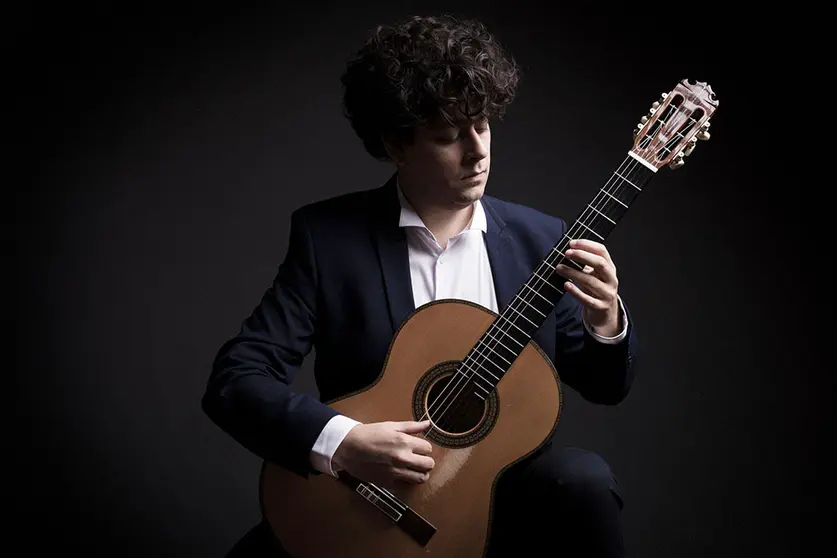 El guitarrista clásico tudense Samuel Diz.