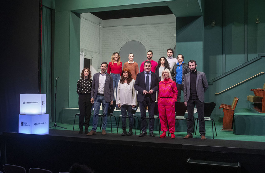 O conselleiro de Cultura presenta a nova produción da unidade teatral da Xunta que leva a escena o texto de AveLina Pérez galardoado co Premio Álvaro Cunqueiro en 2018.