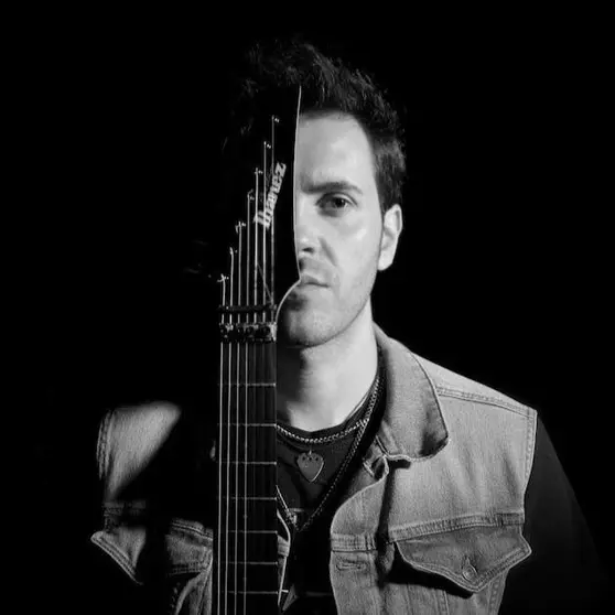 El guitarrista tudense, Fran Gómez.