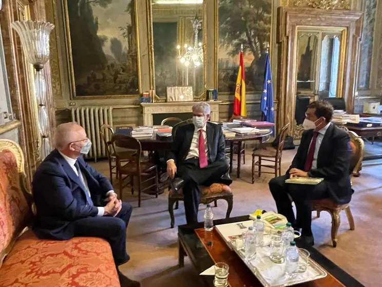 Recepción del Embajador.