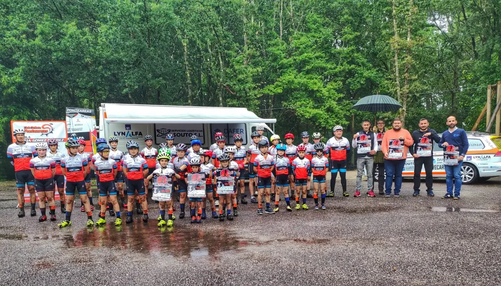 Máis de 350 nenos e nenas daranse cita en Ponteareas no Gran Premio Mini BTT Escola Borja Gómez Méndez.