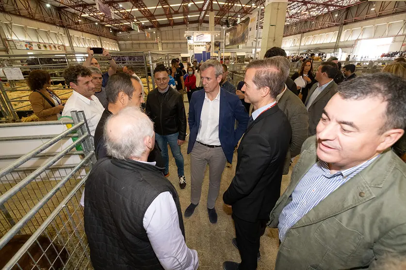 Rueda visitó este mediodía a Feria Internacional Abanca Semana Verde de Galicia.