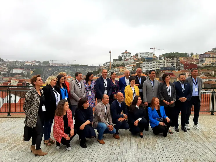 Esta mañana en el Wow Porto, presentación del proyecto ‘Mujeres del Camino Portugués”, impulsado por el entidad turística para promocionar los 14 ayuntamientos de este área del sur de la provincia en el país vecino.