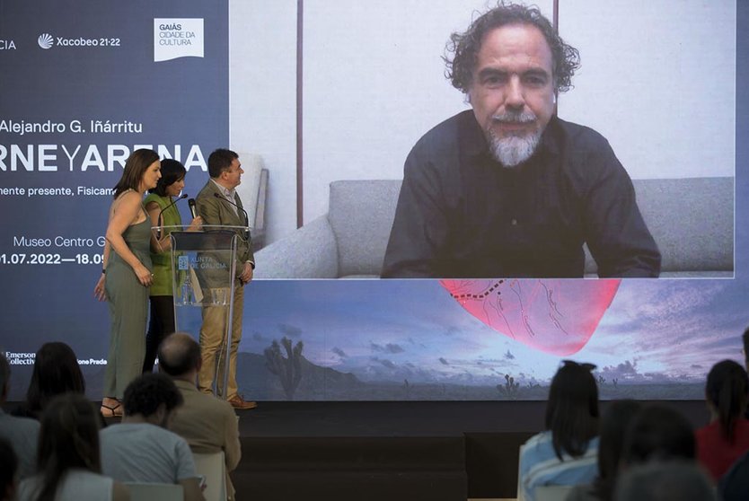 O conselleiro de Cultura, Román Rodríguez, presenta este proxecto galardoado cun Oscar que chega por primeira vez á Península Ibérica no marco do Xacobeo 2021-2022.