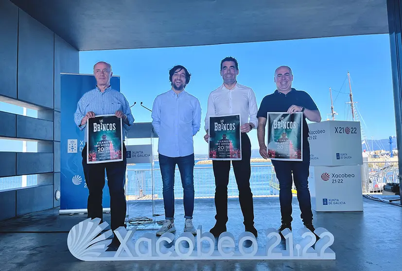 El delegado territorial, Luis López, acompañado del alcalde, Gonzalo Durán y el teniente alcalde, Javier Tourís, presentaron esta mañana el concierto de Los Brincos que tendrá lugar el día 20 de agosto.