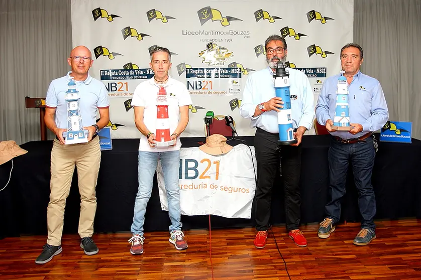 Costa, Pereira, Villaverde y Estévez (medios)