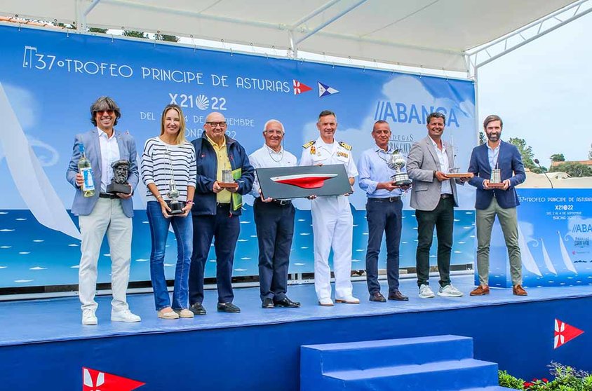 Autoridades de la presentación del Trofeo Príncipe de Asturias  - Foto © Antía Martínez