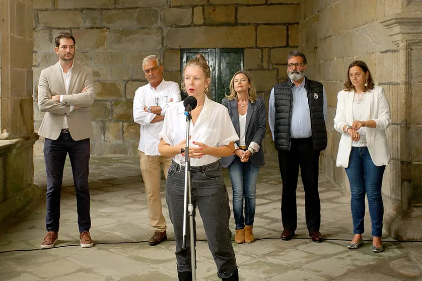 La concelleira de deportes del Concello de Poio, Margarida Caldas.