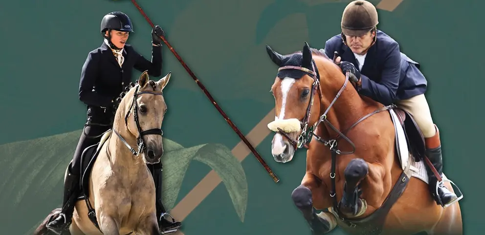 Fragmento do cartáz de Later Summer Equestrian Festival.