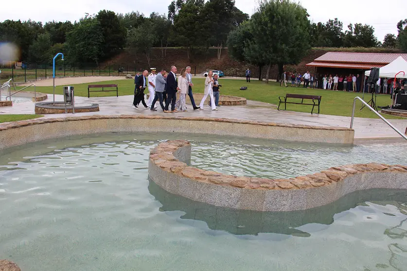 O día da inauguración do complexo termal. ARQUIVO.