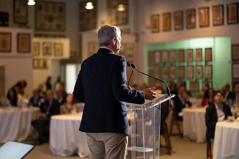 El presidente de la Xunta intervino en el Foro Económico organizado por un periódico de A Coruña.